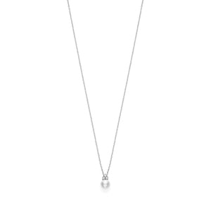 Mikimoto Pearl and Diamond Necklace