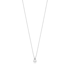 Mikimoto Pearl and Diamond Necklace