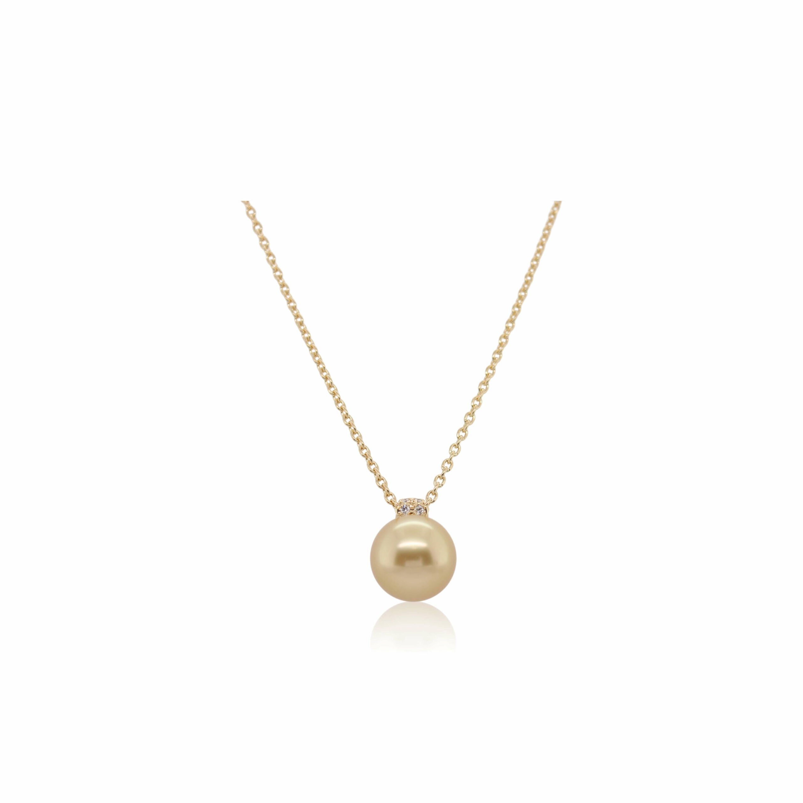 Mikimoto Golden South Sea Pearl Pendant