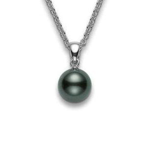 Mikimoto Black Pearl Pendant
