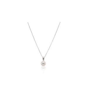 Mikimoto White Gold White Pearl Pendant