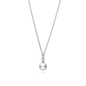 Mikimoto Akoya Pearl and Diamond Pendant