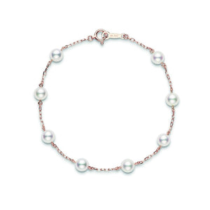 Mikimoto Akoya Cultured Pearl Station Bracelet