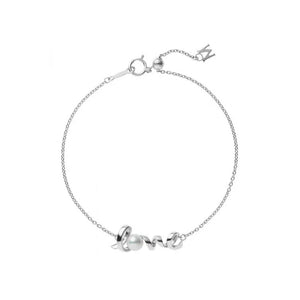 Mikimoto Akoya Pearl Love Bracelet