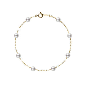 Mikimoto Eight Pearl Station Bracelet