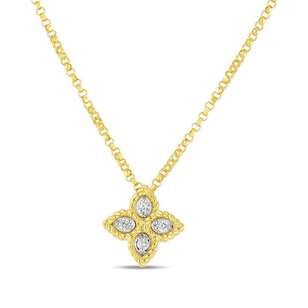 Roberto Coin Small Princess Flower Pendant