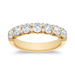 1.47ct Total Weight 7 Diamond Band