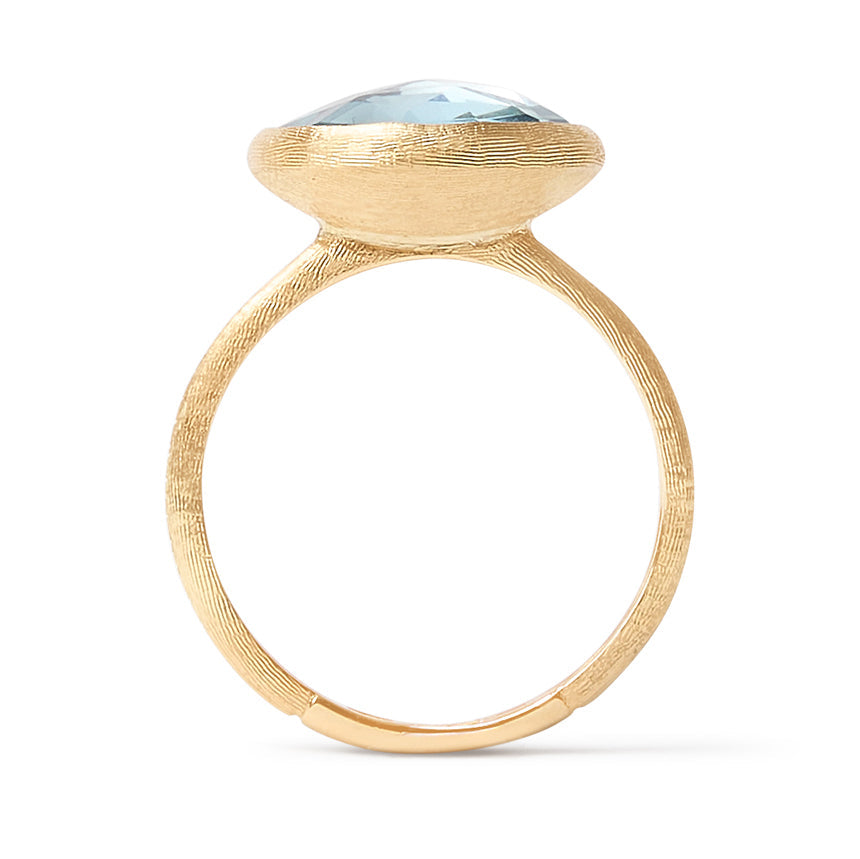 Marco Bicego Jaipur Collection Bezel Set Blue Topaz Ring