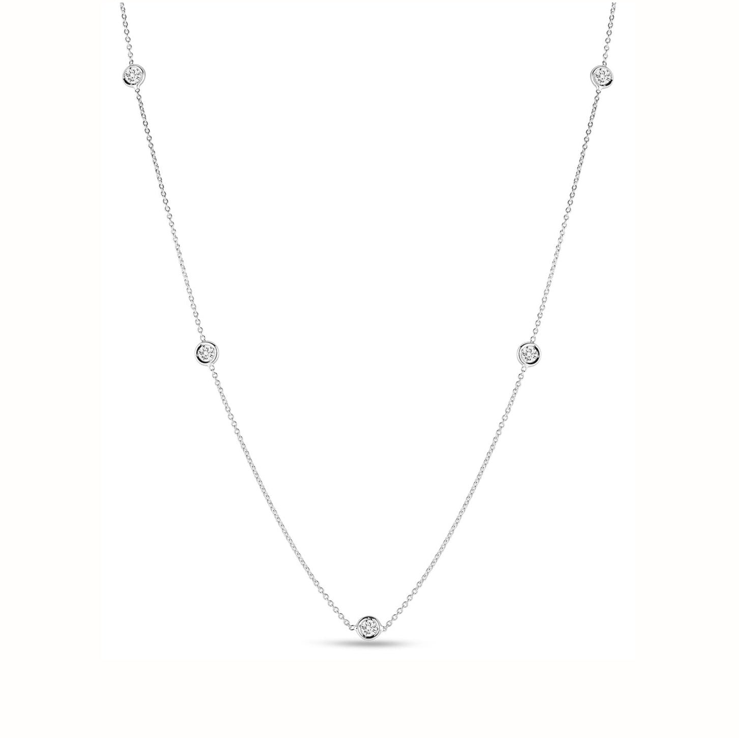 Roberto Coin Diamonds by the Inch Station Necklace