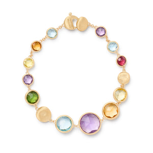 Marco Bicego Jaipur Color Collection 18K Yellow Gold Graduated Gemstone Bracelet