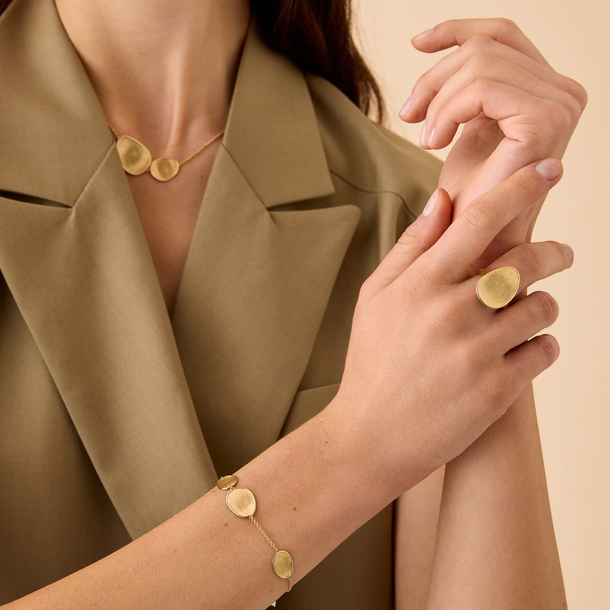 Marco Bicego Lunaria Collection 4 Station Bracelet