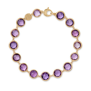 Marco Bicego Jaipur Collection Bezel Set Amethyst Bracelet