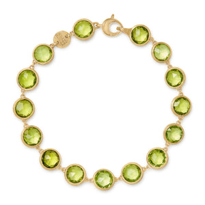 Marco Bicego Jaipur Collection Bezel Set Peridot Bracelet