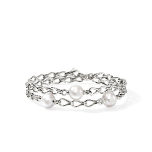 John Hardy Surf Collection Pearl Bracelet