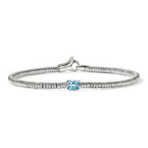 John Hardy 2.5mm Blue Topaz Beaded Bracelet