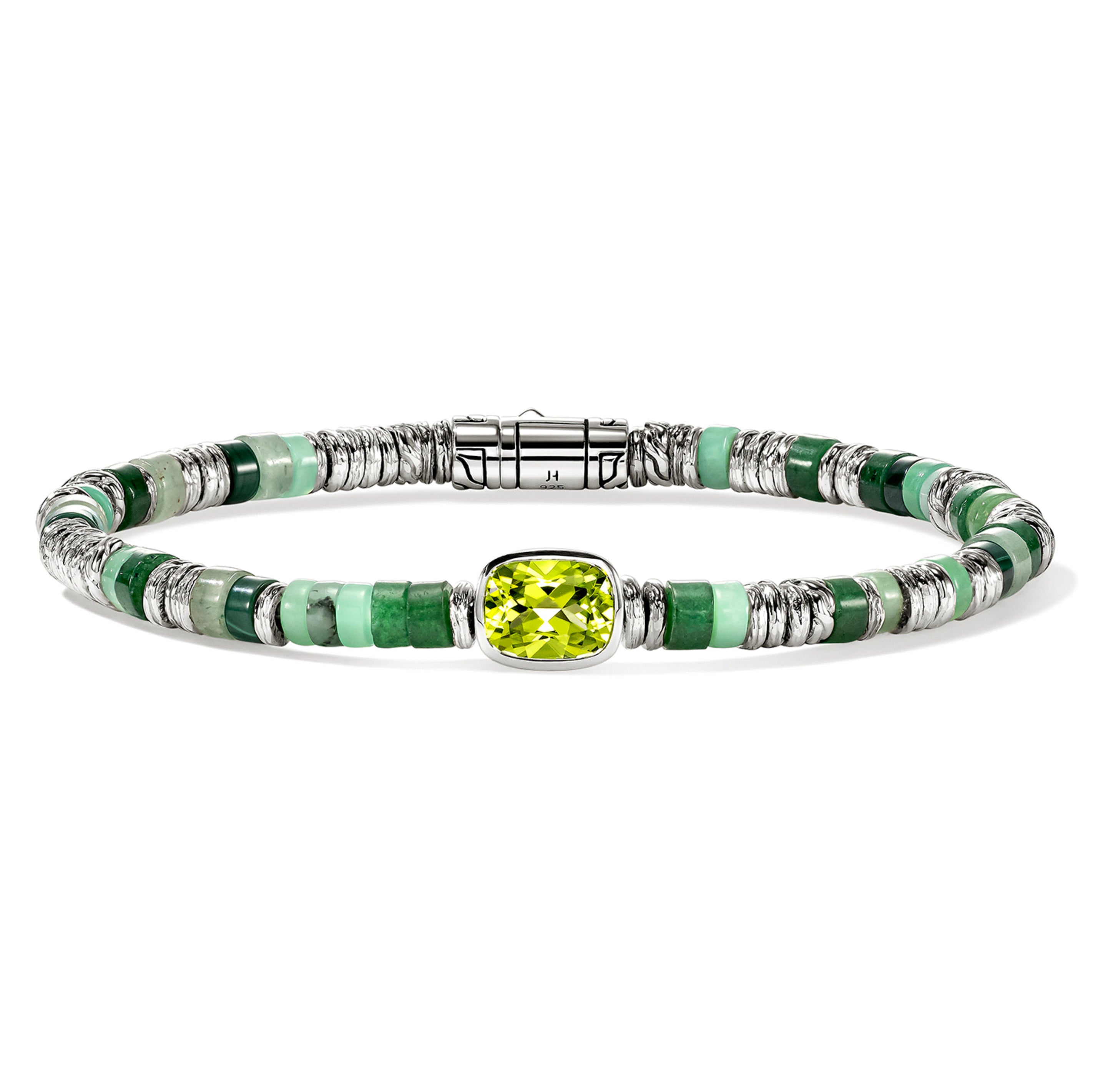 John Hardy Peridot Beaded Bracelet