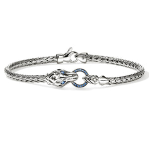 John Hardy Naga Sapphire Slim Chain Bracelet