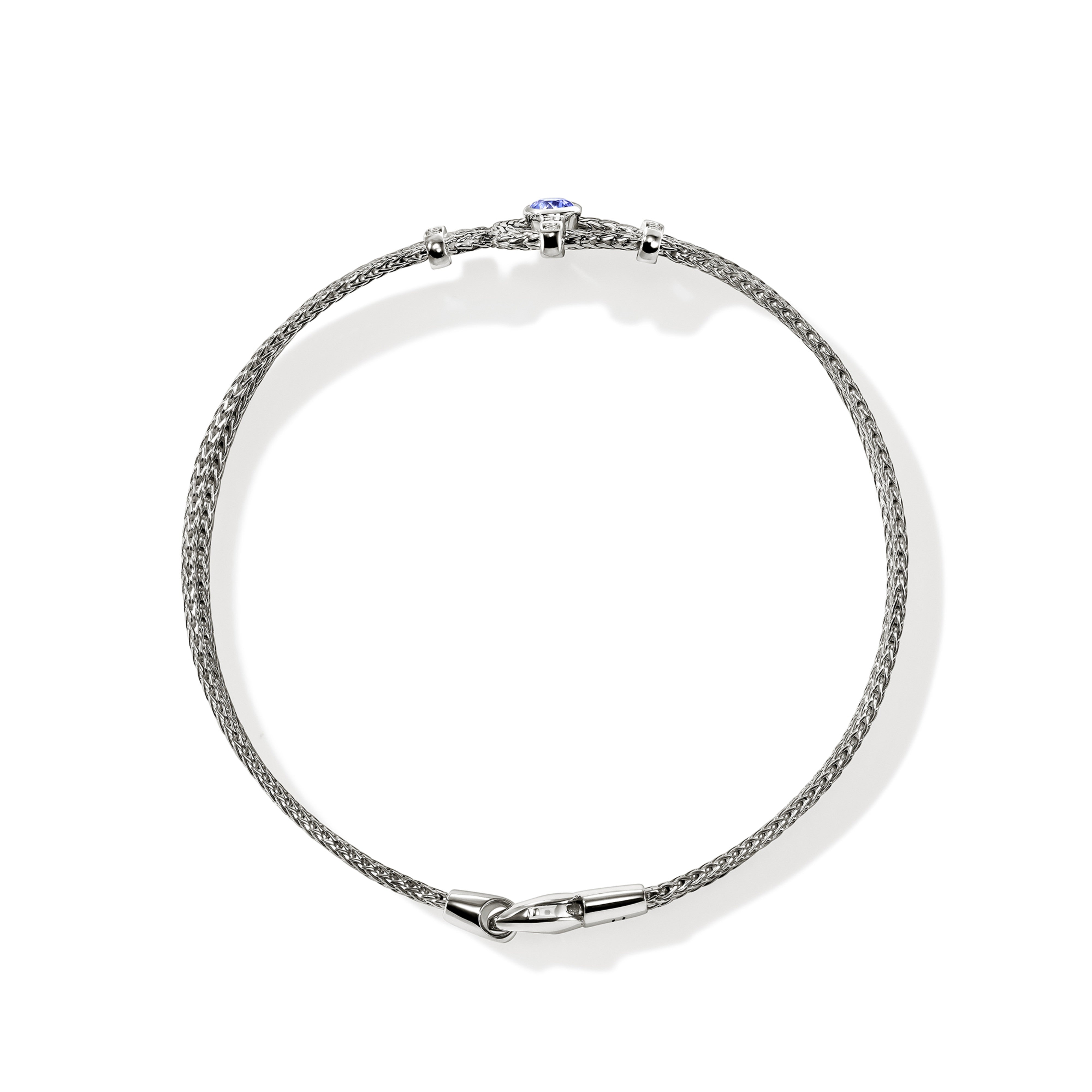 John Hardy Tanzanite and Diamond Bracelet