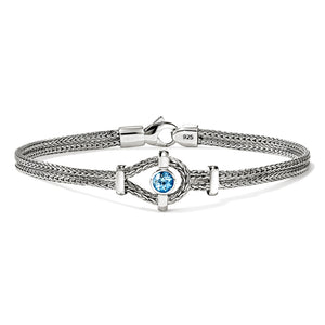 John Hardy Blue Topaz Chain Bracelet