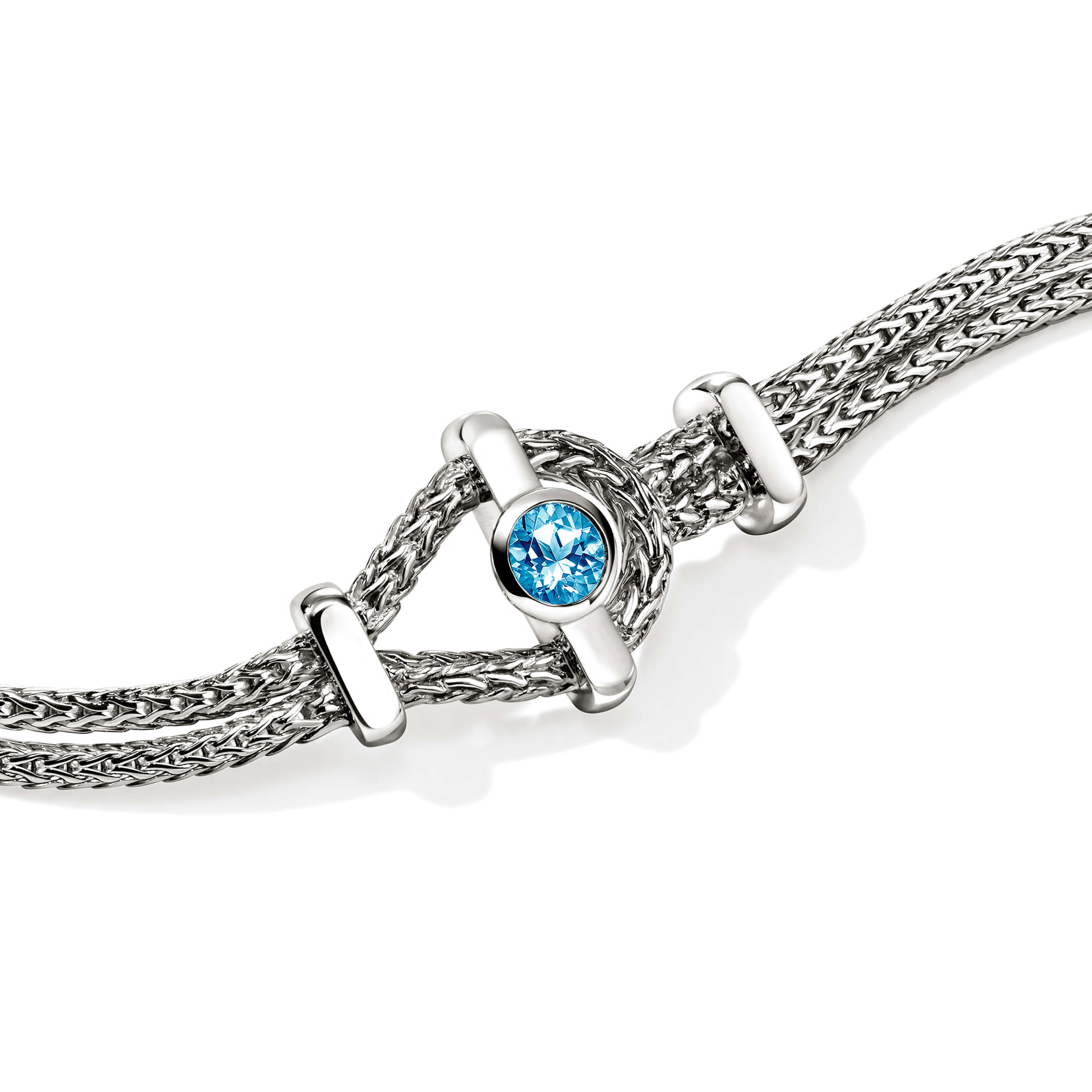 John Hardy Blue Topaz Chain Bracelet
