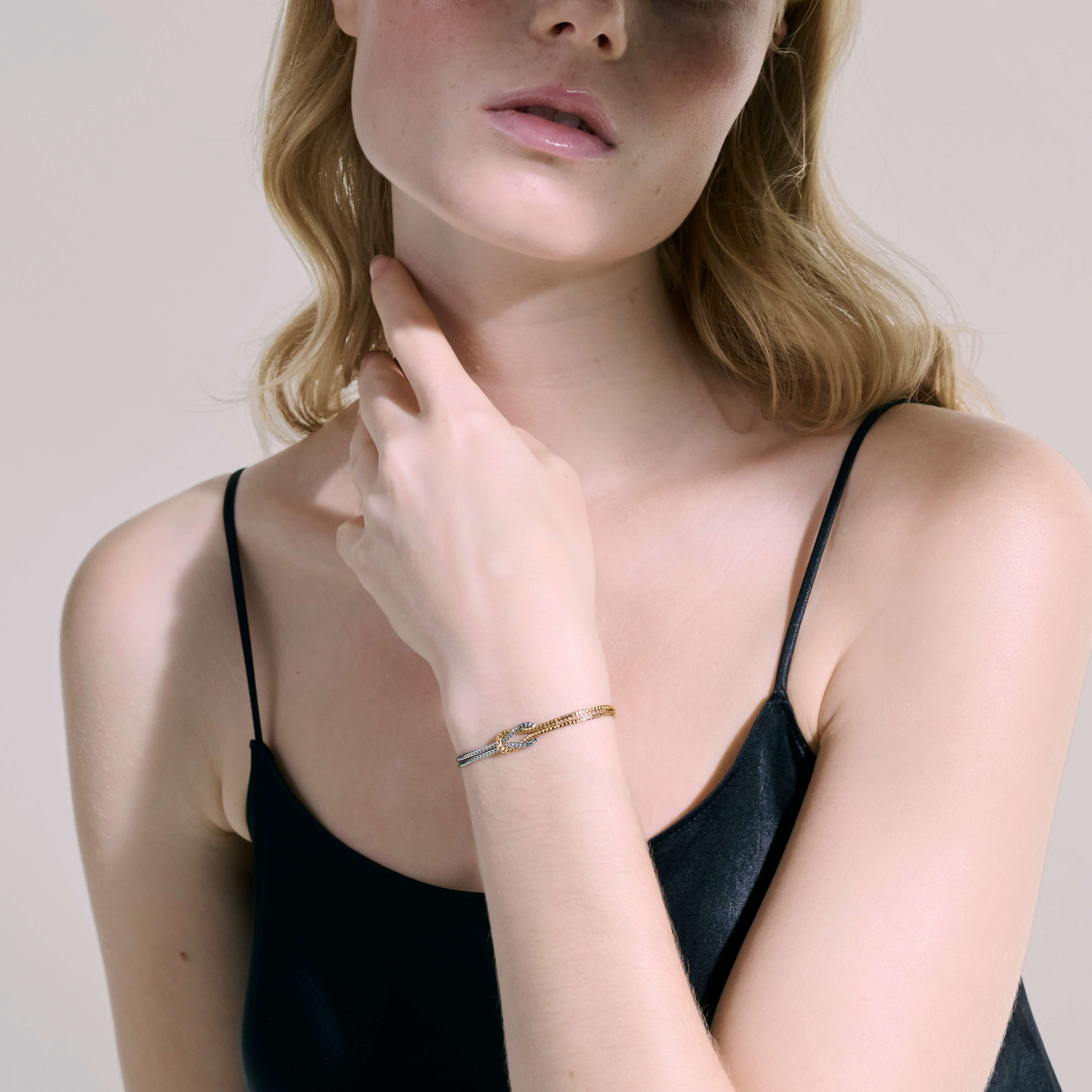 John Hardy Love Knot Two-Tone Bracelet