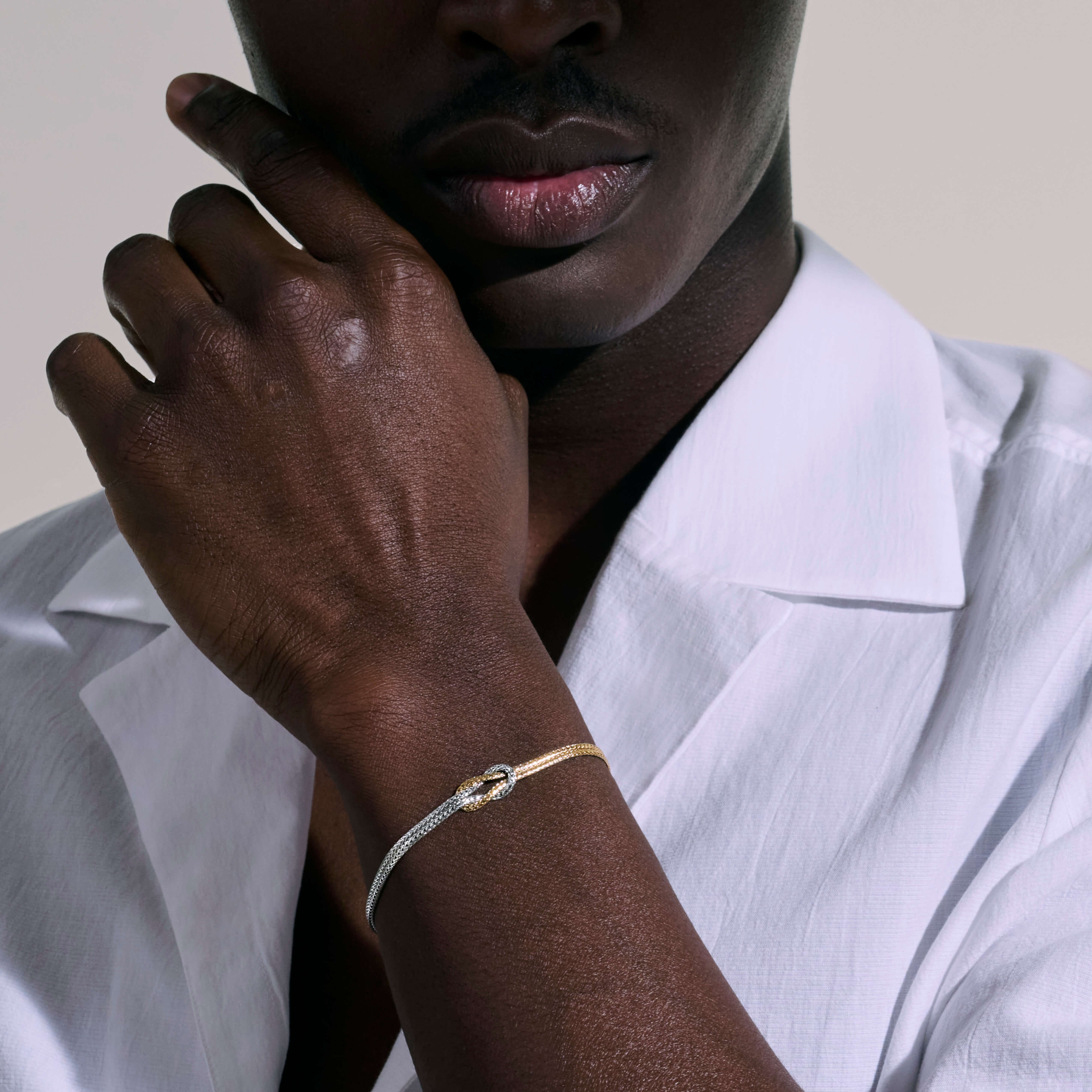 John Hardy Love Knot Two-Tone Bracelet