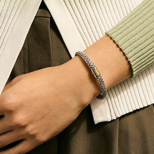 John Hardy 6.5mm Two-Tone Bracelet