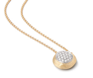 Marco Bicego Jaipur Collection 18K Yellow and White Gold Diamond Bead Pendant