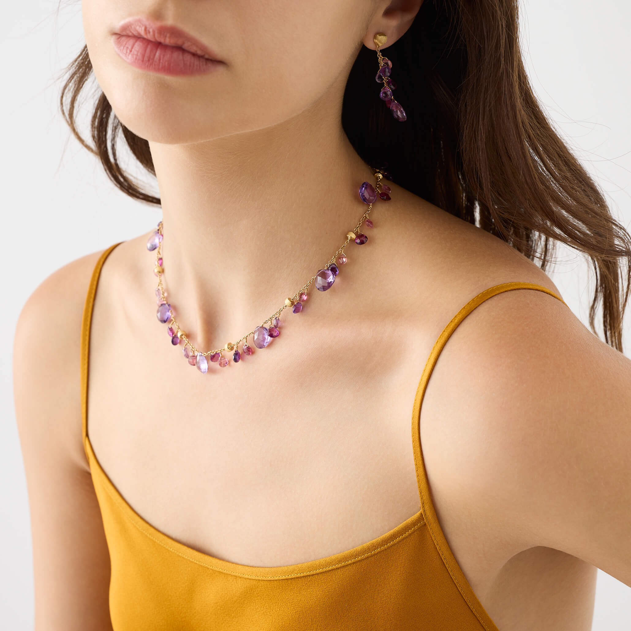 Marco Bicego Paradise Collection Mixed Gemstone Necklace