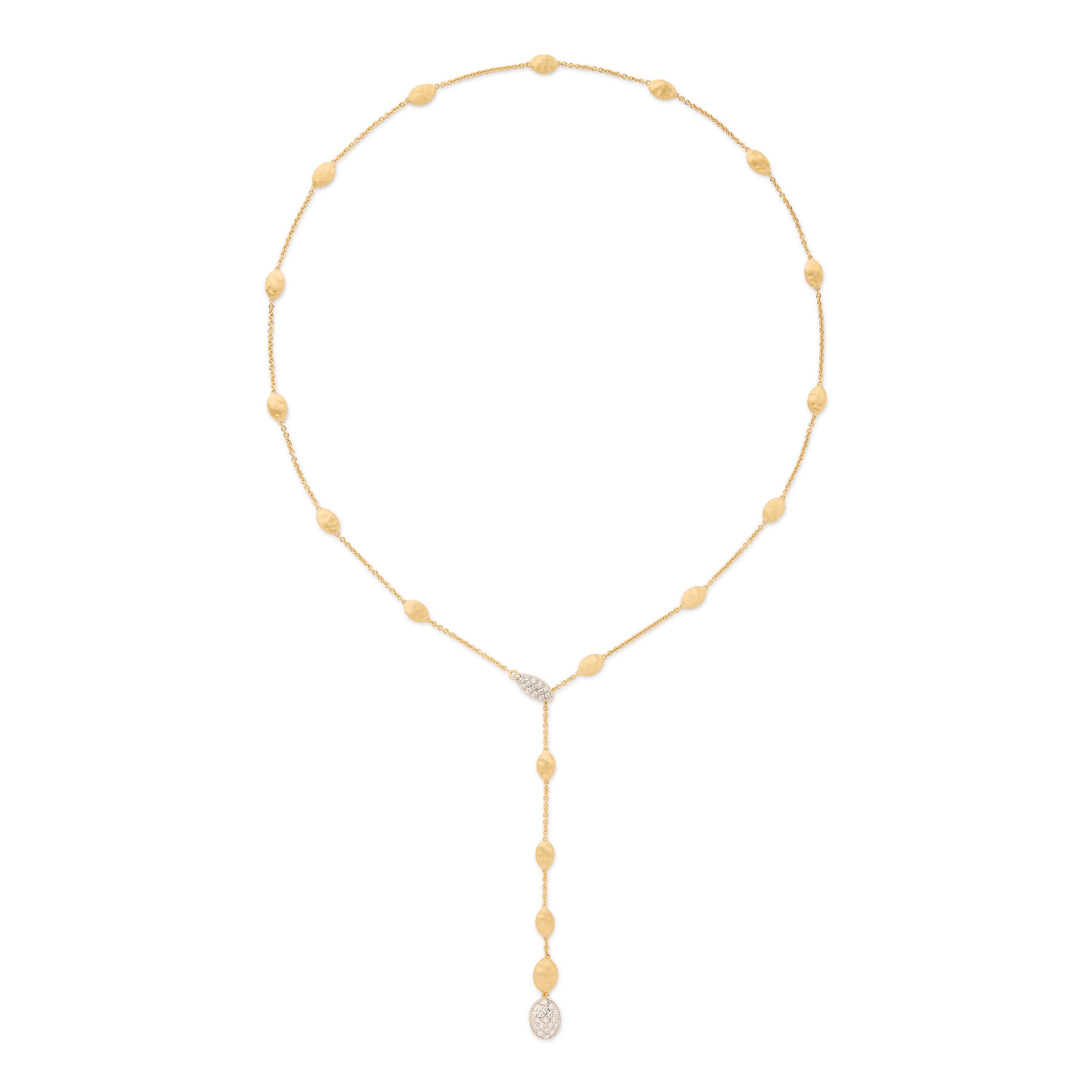 Marco Bicego Siviglia Collection Diamond Lariat Necklace
