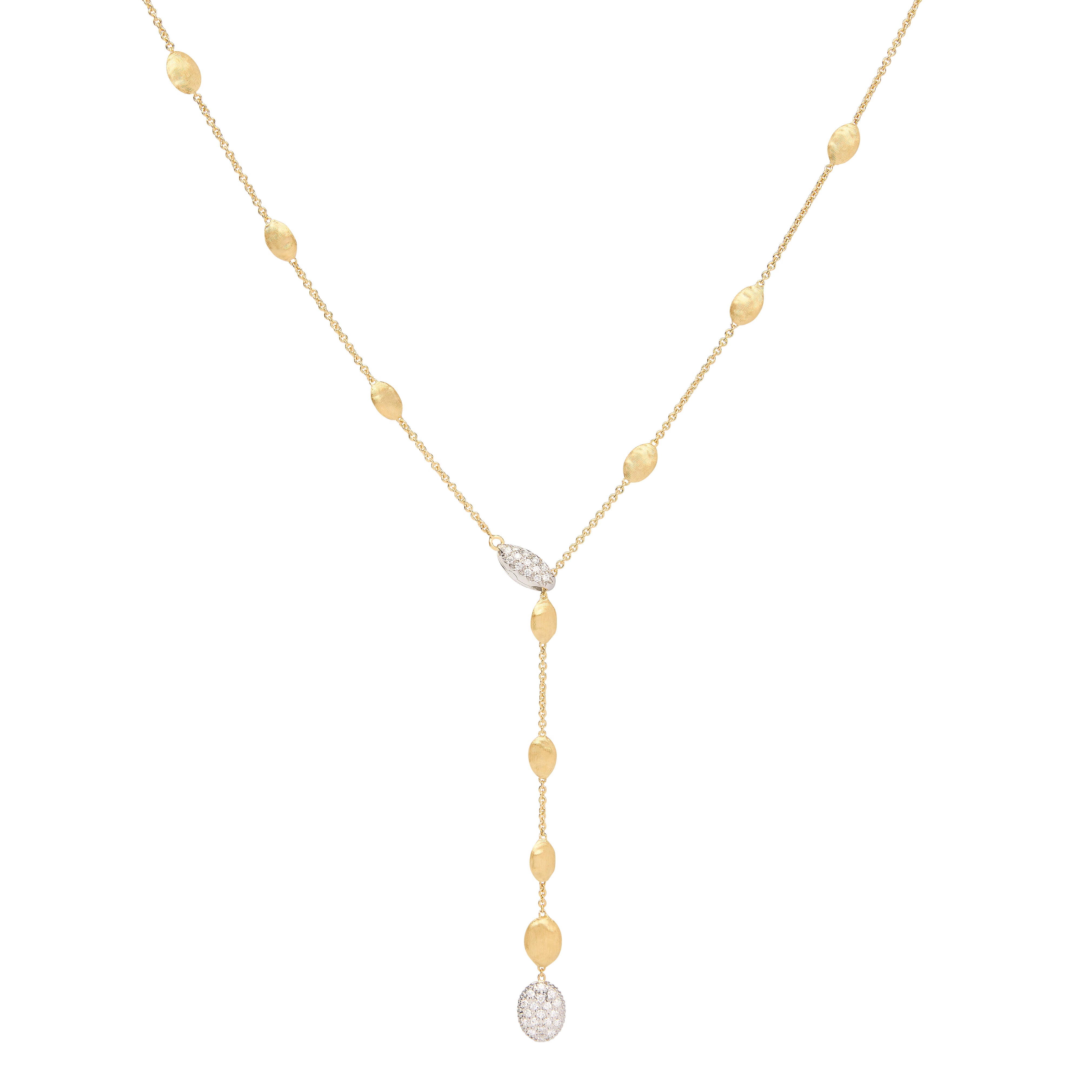 Marco Bicego Siviglia Collection Diamond Lariat Necklace
