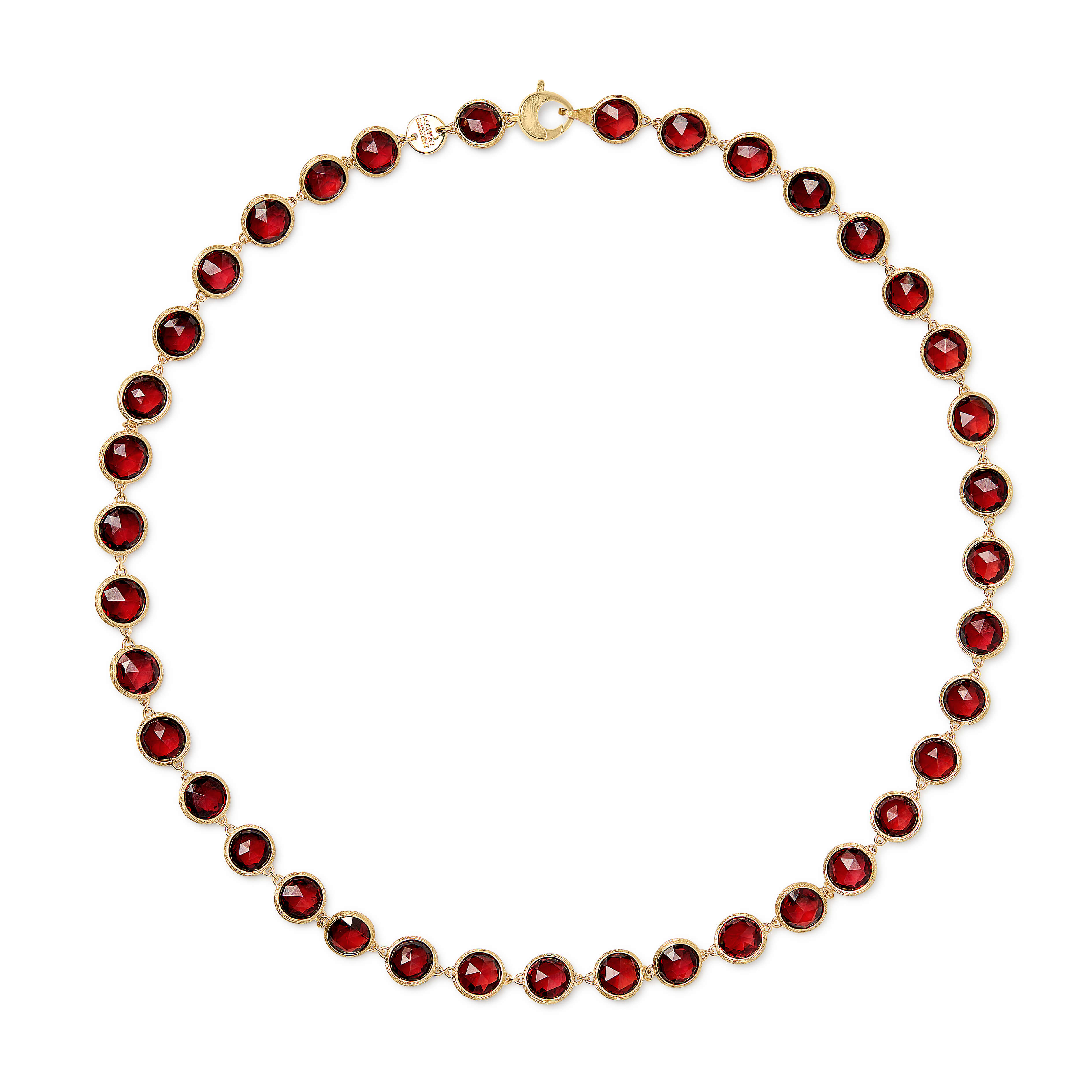 Marco Bicego Jaipur Collection Red Garnet Necklace