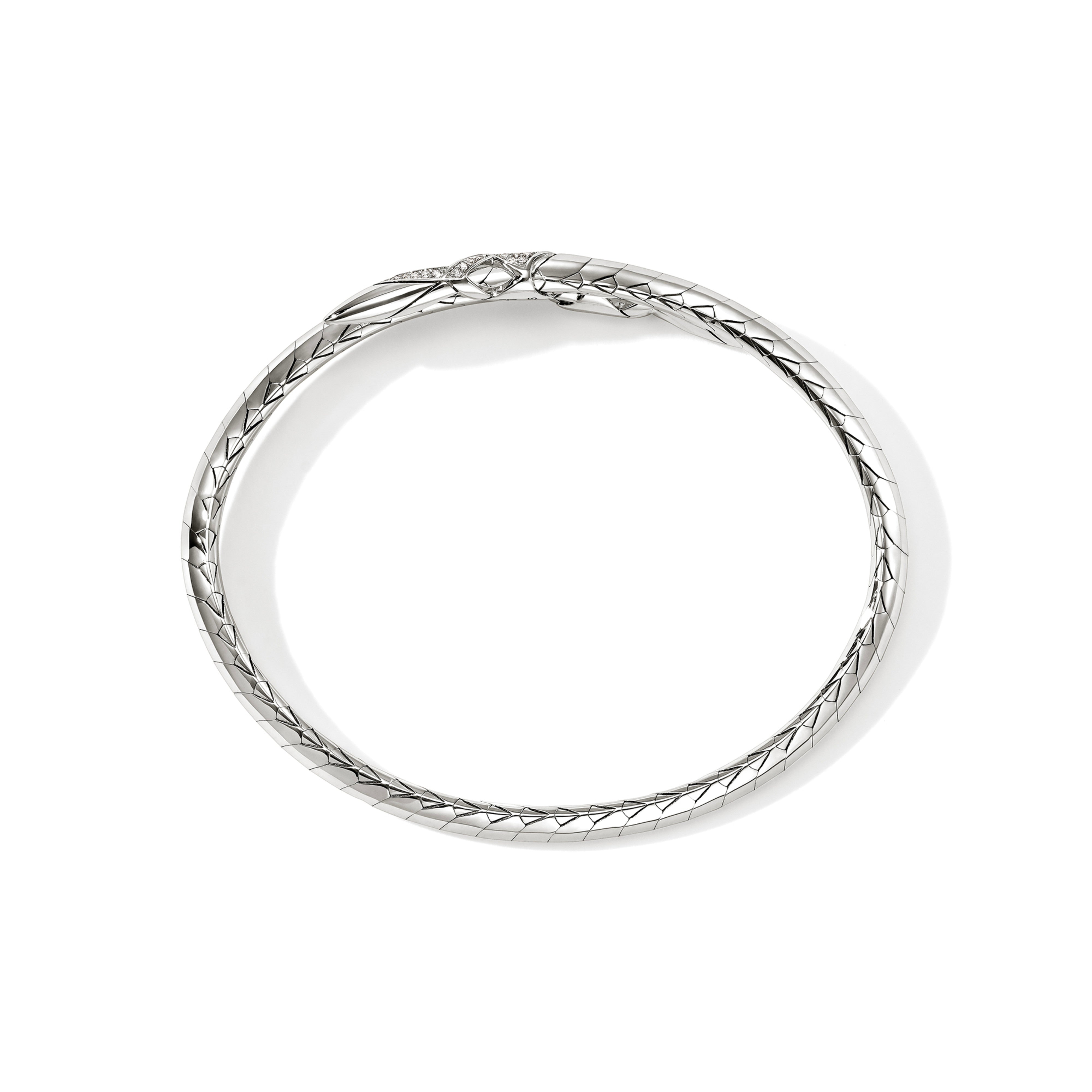 John Hardy Naga Diamond Bypass Cuff