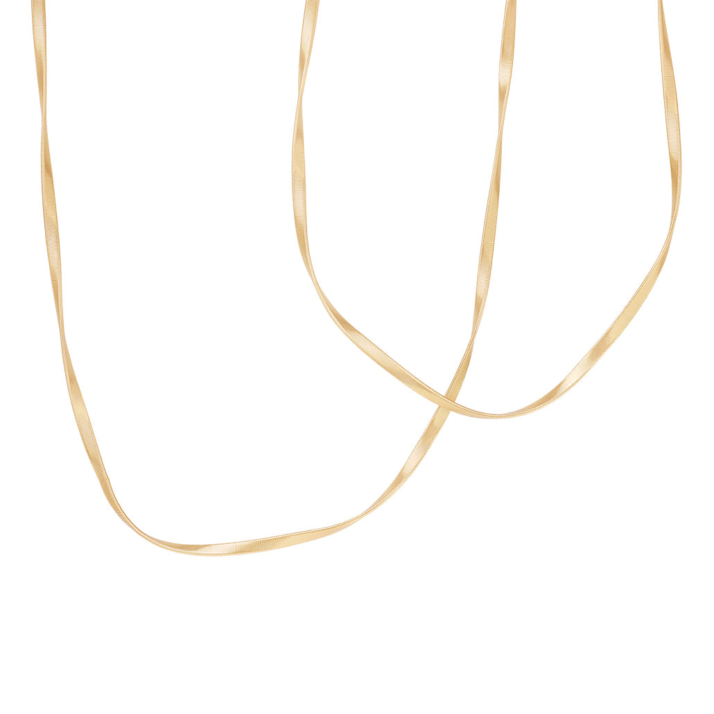 Marco Bicego Marrakech Collection 18K Yellow Gold Twisted Supreme Necklace