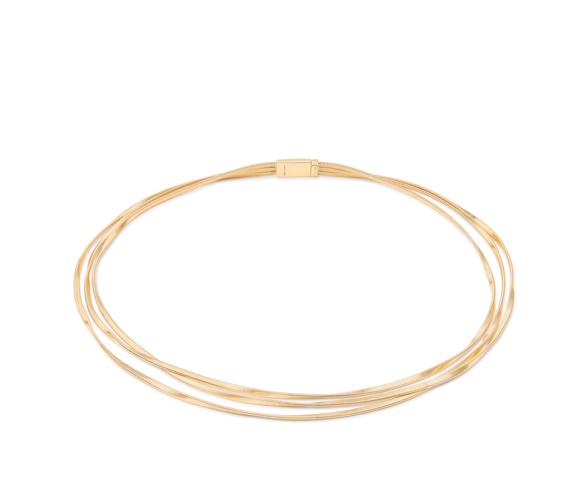 Marco Bicego Marrakech Collection 18K Yellow Gold Triple Strand Necklace