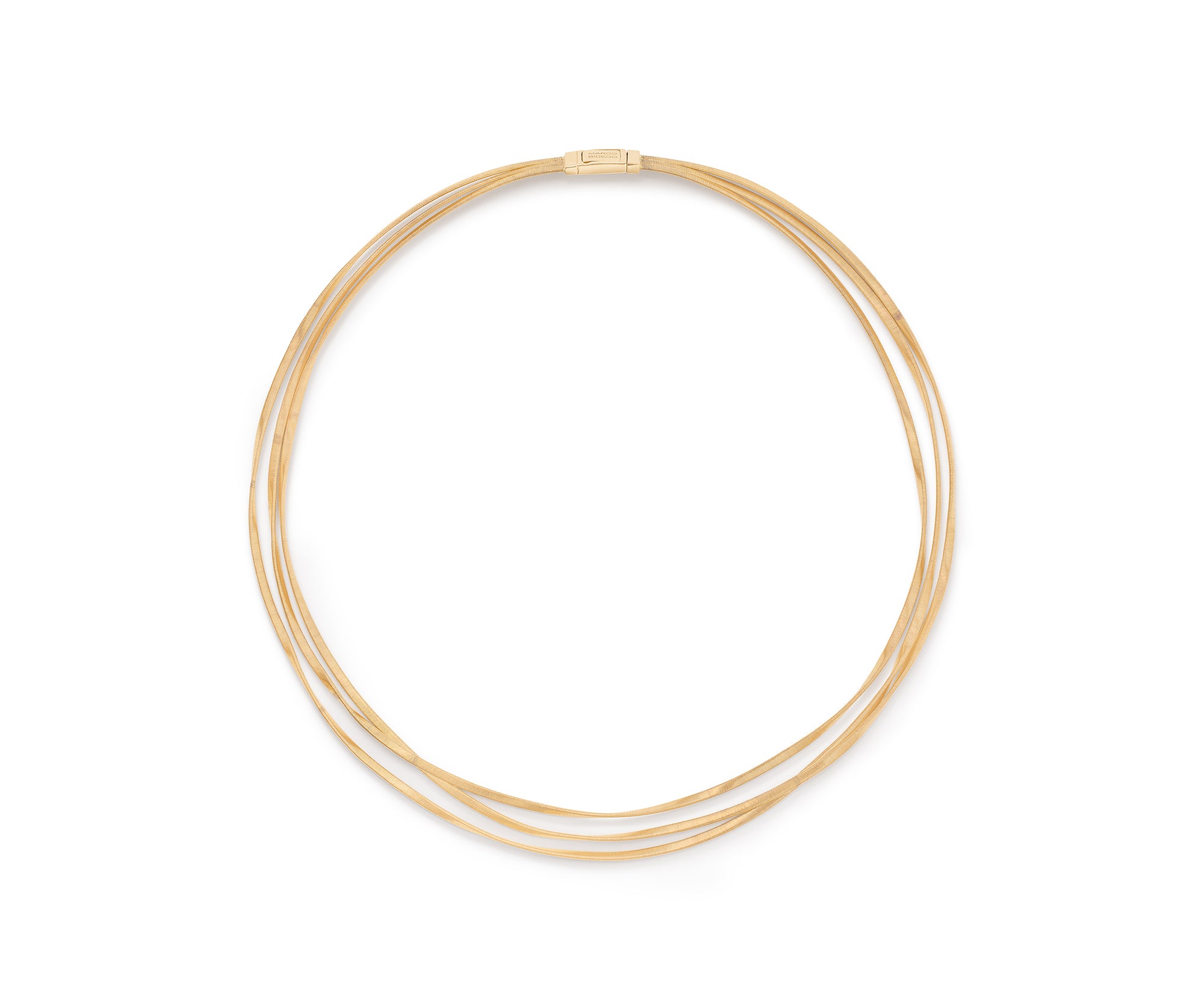 Marco Bicego Marrakech Collection 18K Yellow Gold Triple Strand Necklace