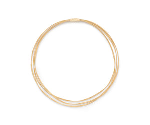 Marco Bicego Marrakech Collection 18K Yellow Gold Triple Strand Necklace