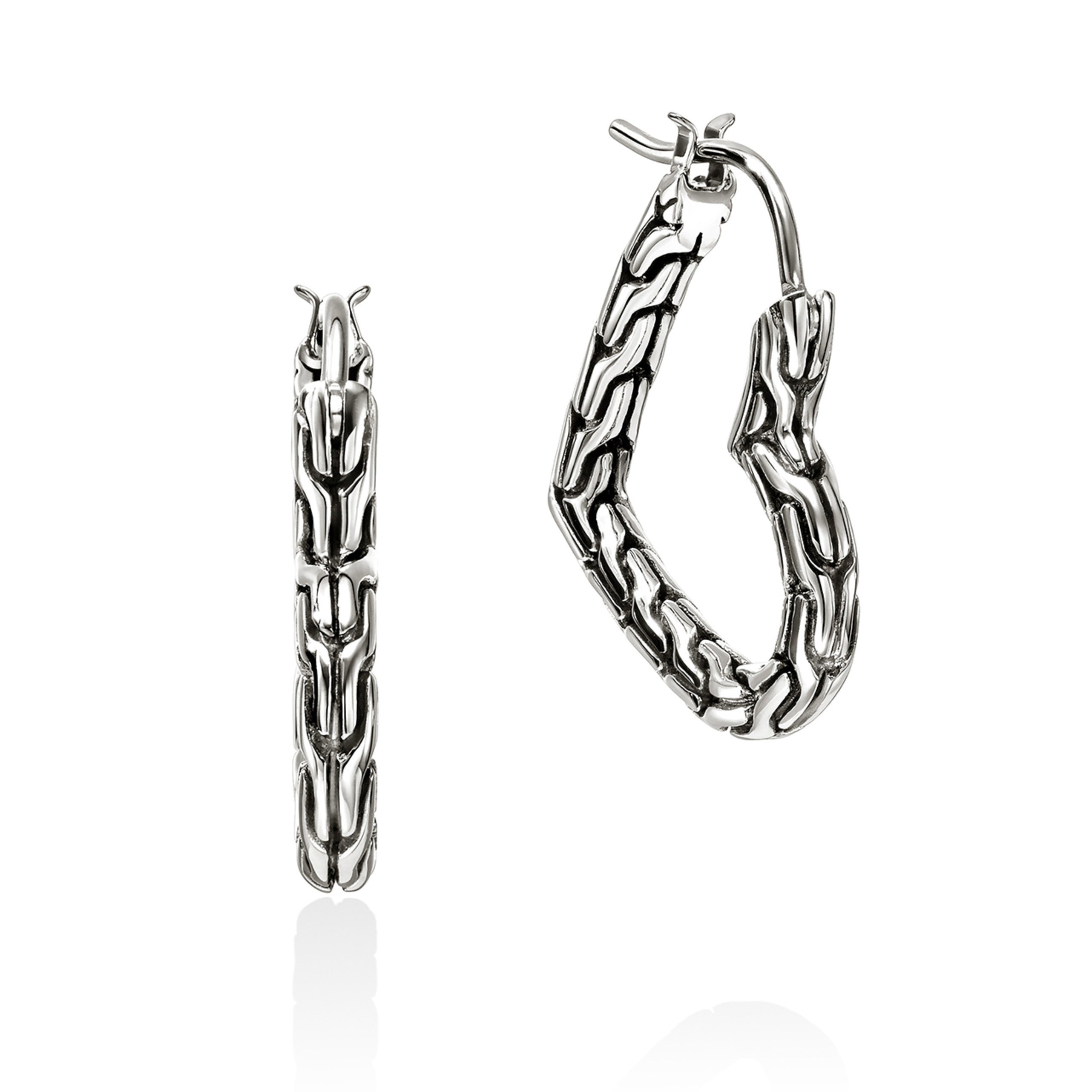 John Hardy 21mm Heart Hoops
