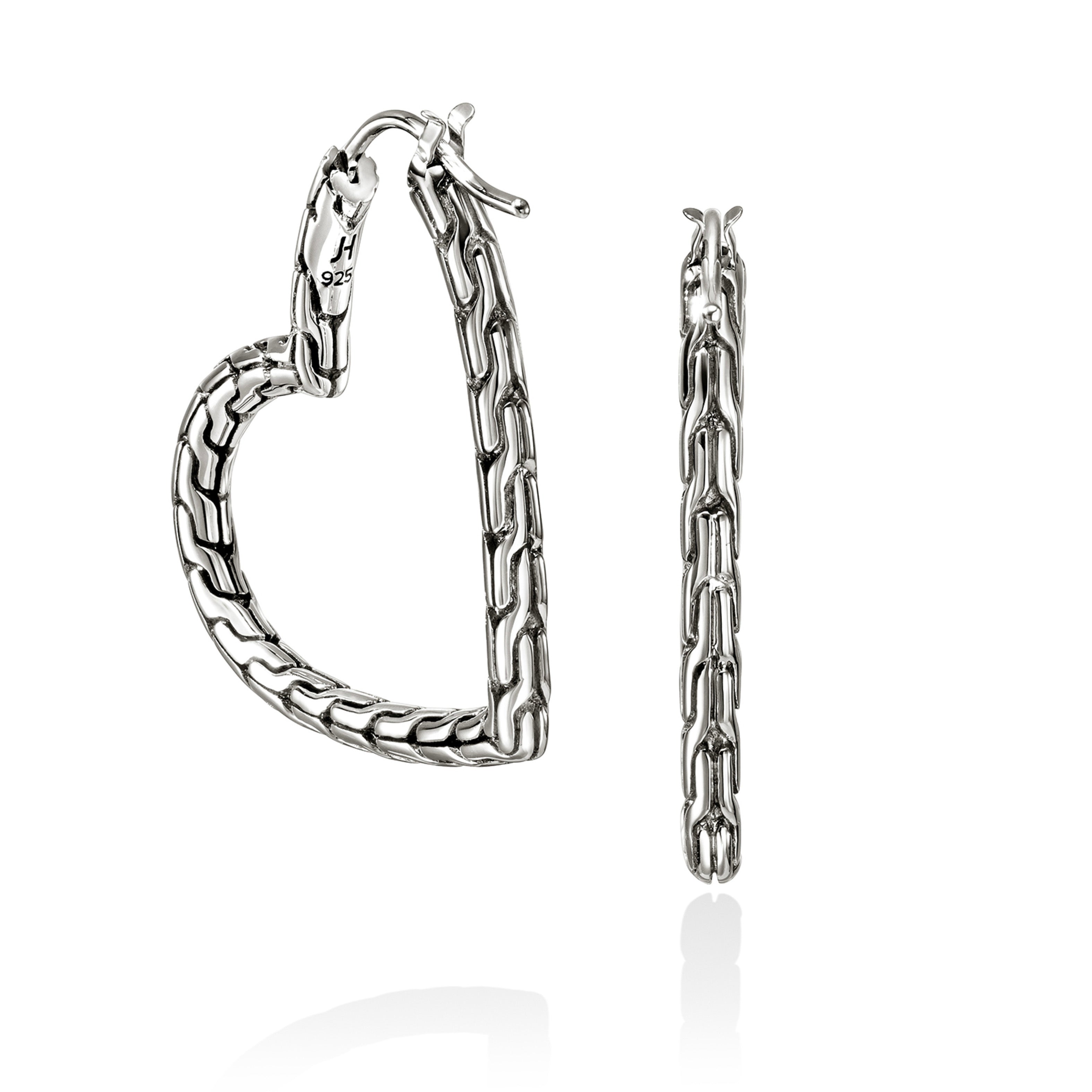 John Hardy 31.7mm Heart Hoops