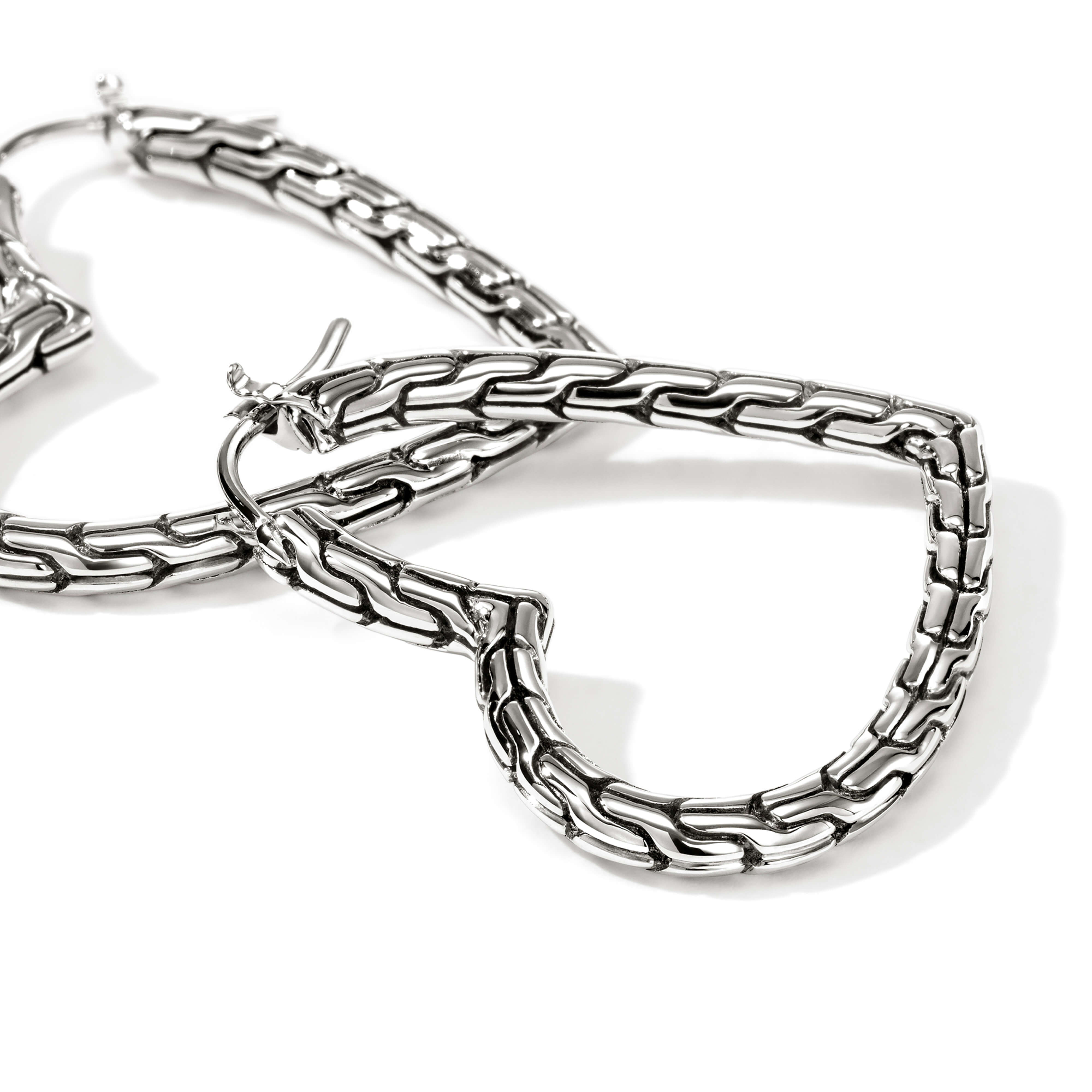 John Hardy 31.7mm Heart Hoops