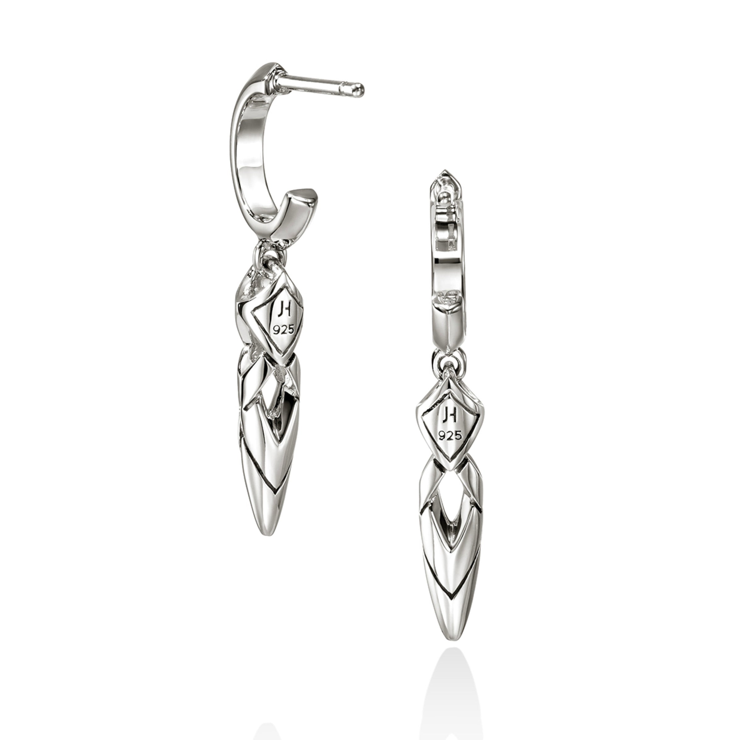 John Hardy Naga Pavé Diamond Drop Earrings