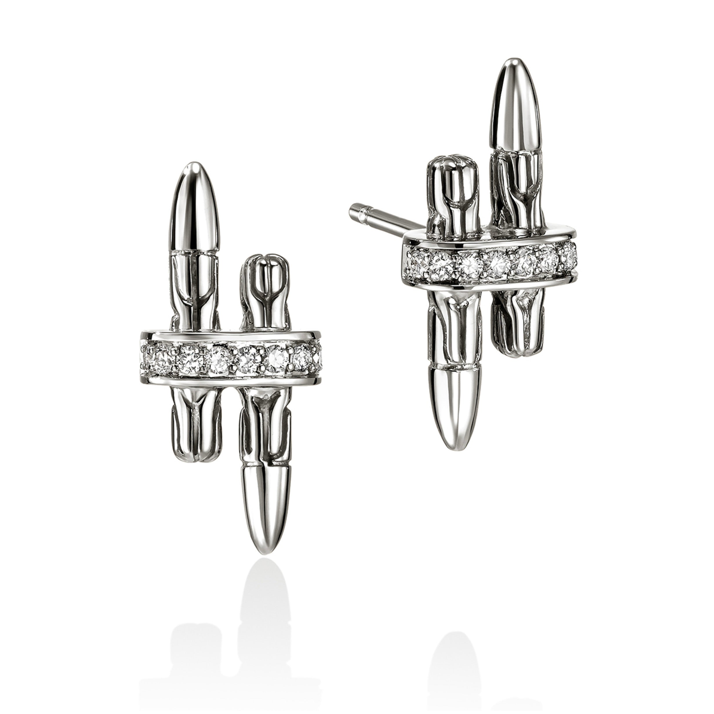 John Hardy Pavé Diamond Studs
