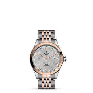 1926 28MM STEEL AND ROSE GOLD