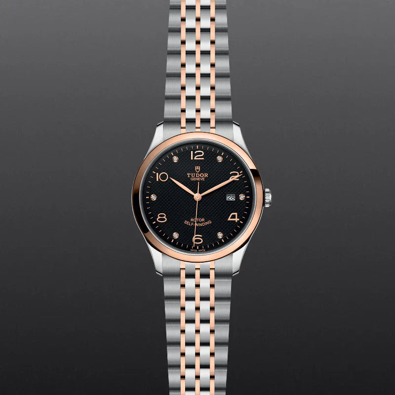 1926 41MM STEEL AND ROSE GOLD