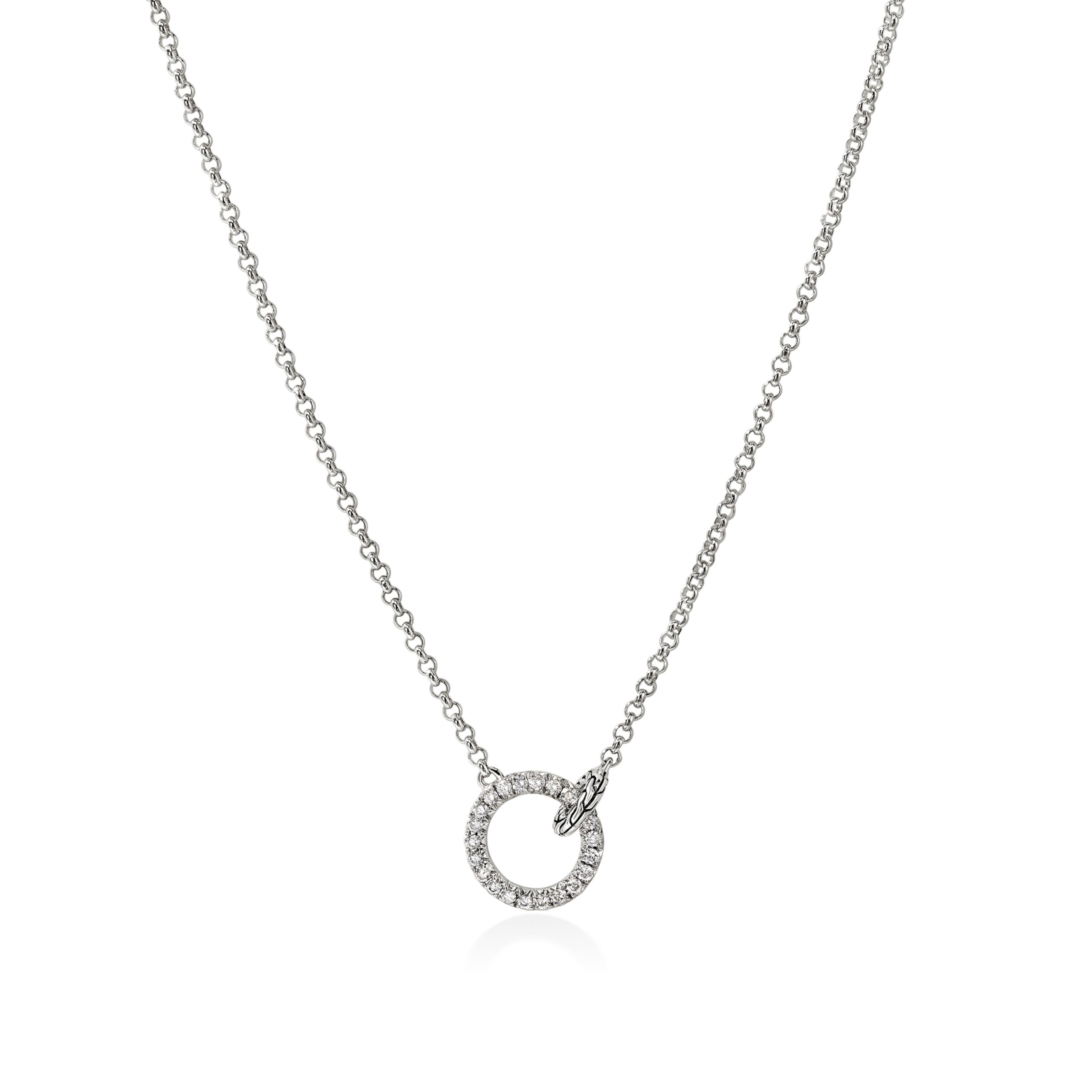 John Hardy Essentials Collection Interlocking Diamond Pendant
