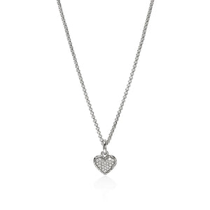 John Hardy Pavé Diamond Heart Pendant