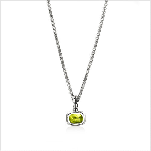 John Hardy Diamond and Peridot Pendant
