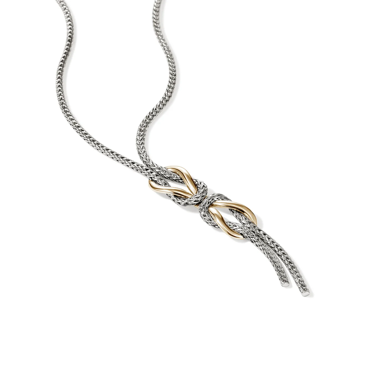 John Hardy 1.8mm Love Knot Infinity Chain Necklace