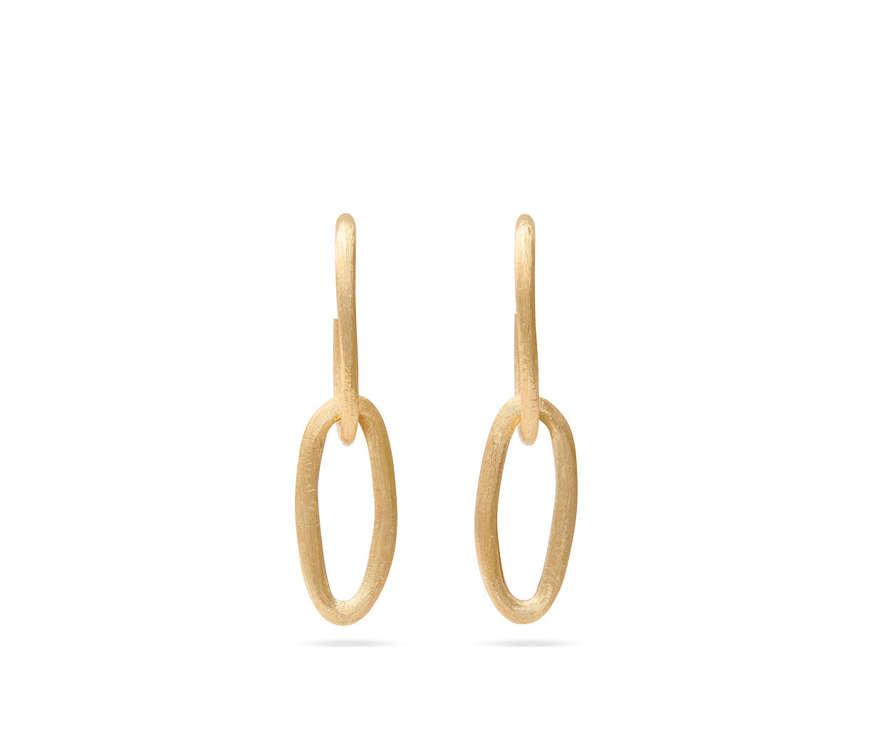 Marco Bicego Jaipur Link Collection 18K Yellow Gold Oval Double Link Earrings