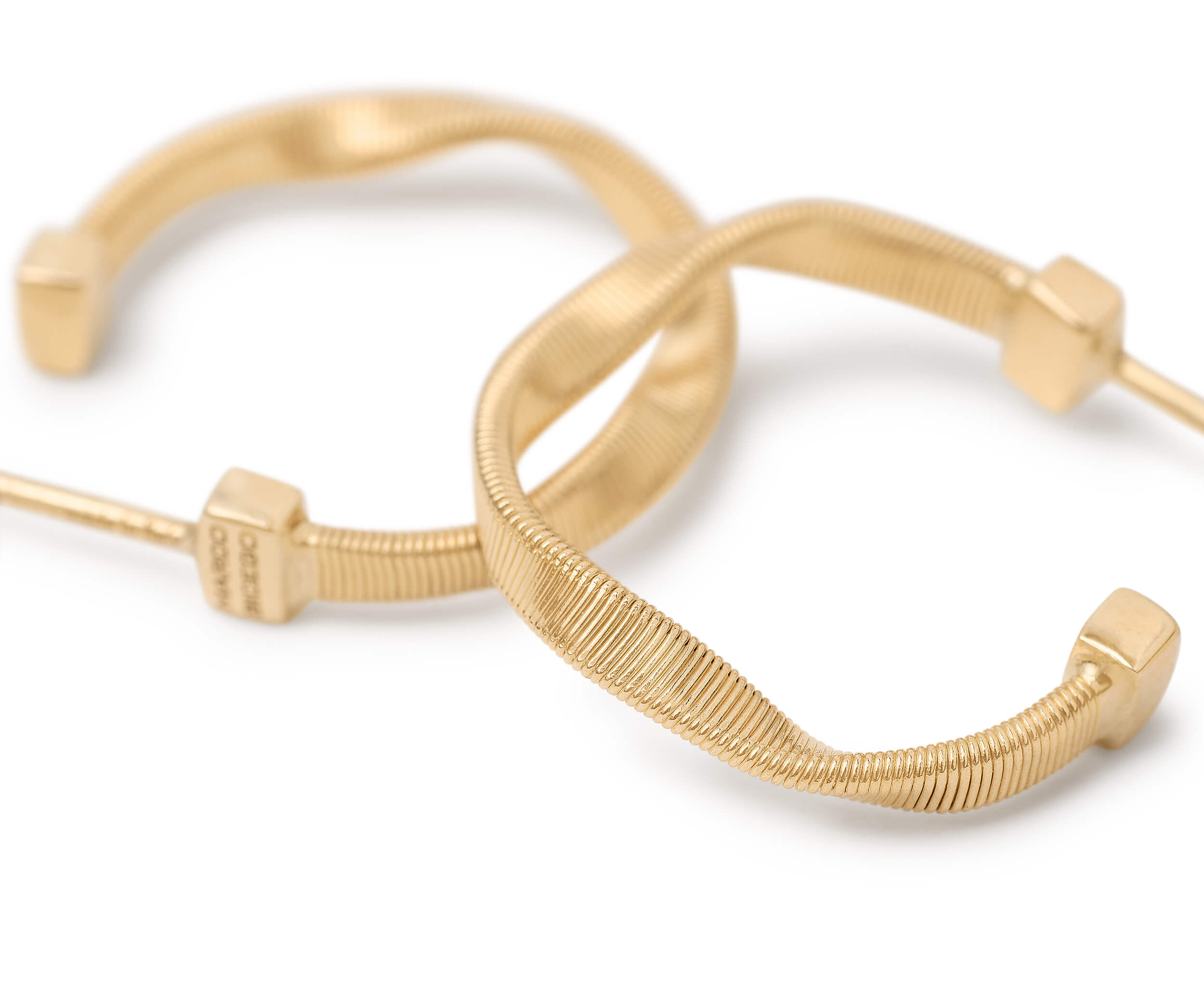 Marco Bicego Marrakech Collection 18K Yellow Gold Hoop Earrings